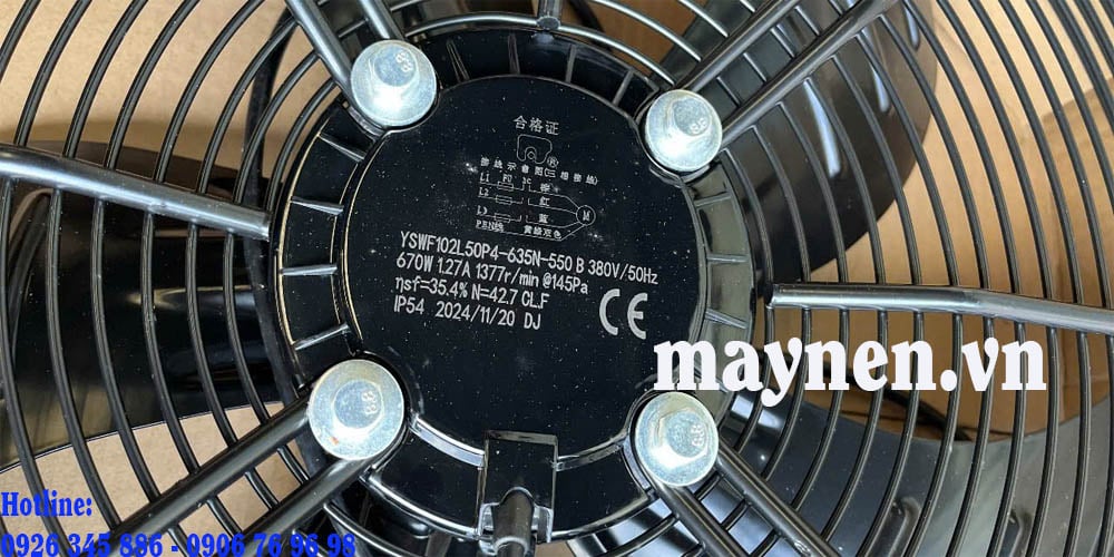 Quạt thổi máy nén khí