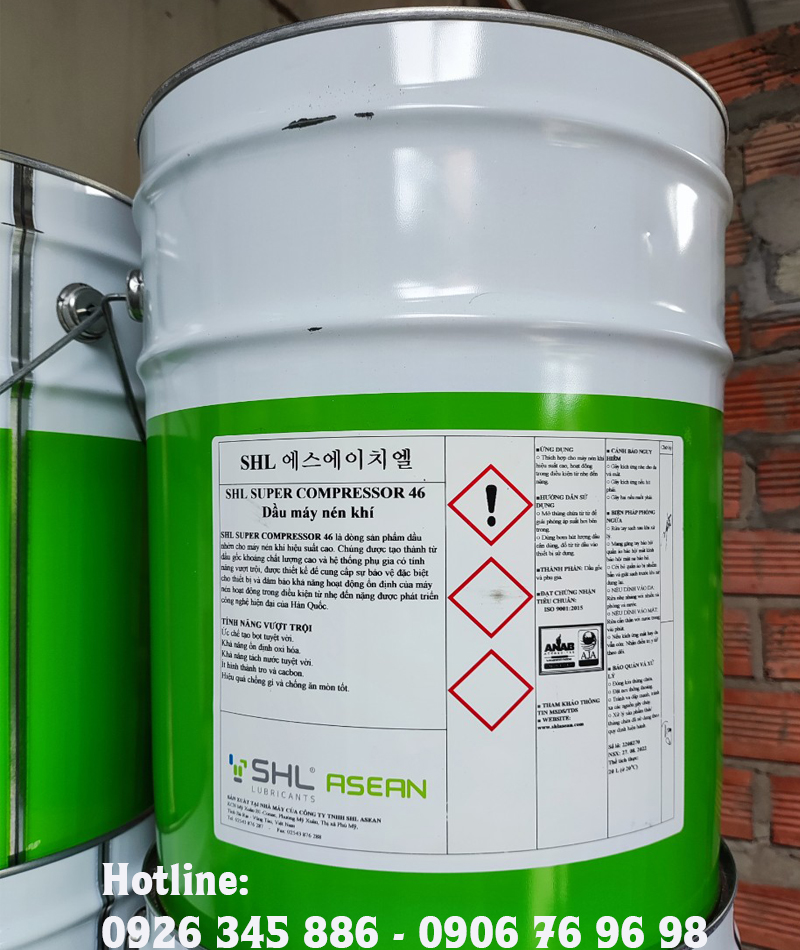 Dầu máy nén khí SHL Compressor 46