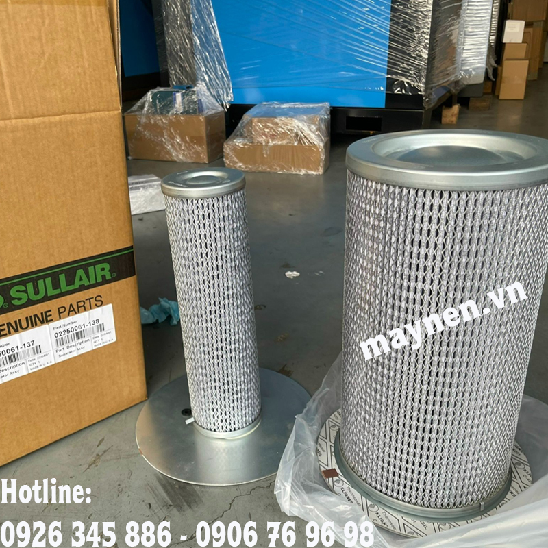 Lọc tách dầu Sullair 250034-122 & 250034-134