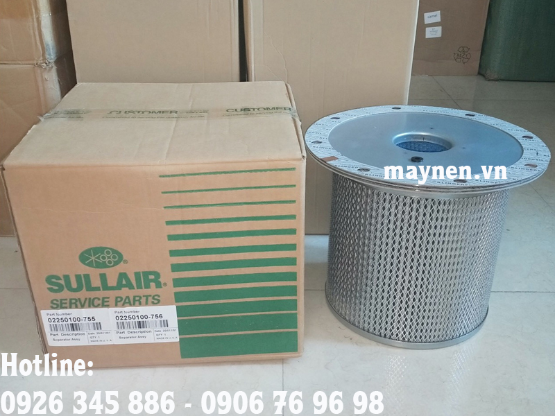 Lọc tách dầu Sullair 02250100-755; 02250100-756