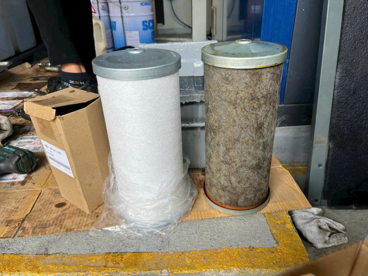 lọc tách dầu máy nén khí