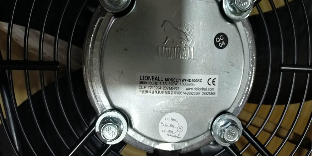 Quạt thổi máy nén khí, cánh 500mm
