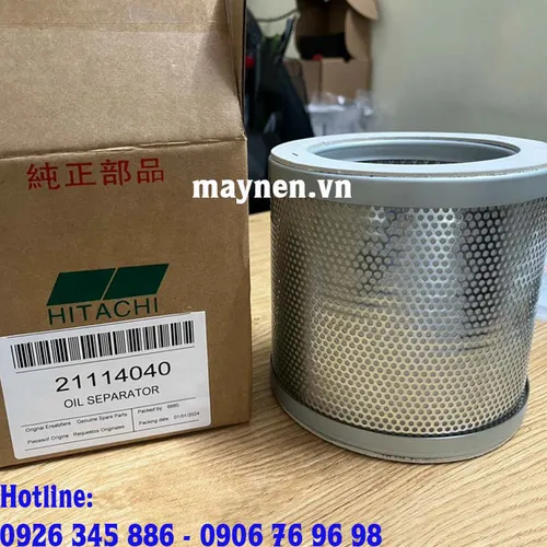 Lọc tách dầu máy nén khí Hitachi