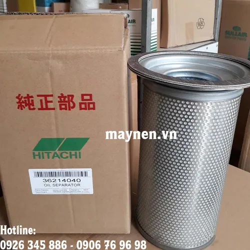 Lọc tách dầu máy nén khí Hitachi