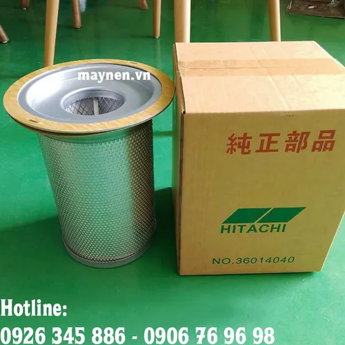Lọc tách dầu máy nén khí Hitachi