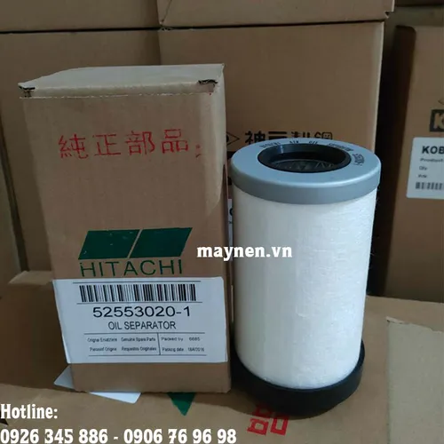 Lọc tách dầu máy nén khí Hitachi