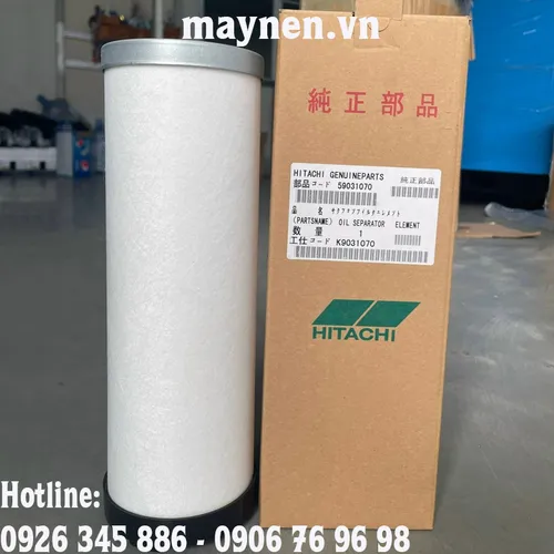 Lọc tách dầu máy nén khí Hitachi