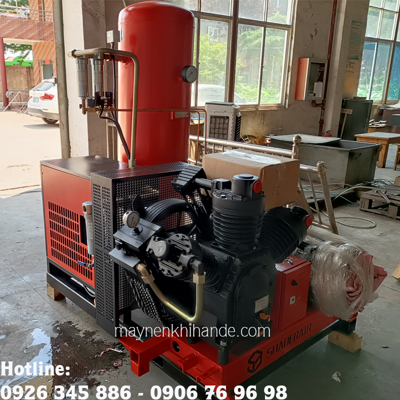 tổ hợp máy nén khí áp cao thổi chai pet