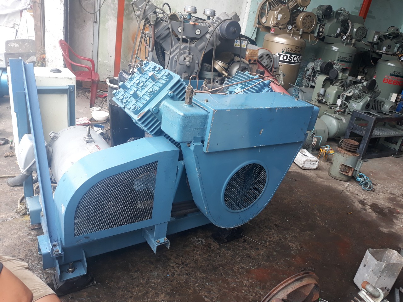 máy nén khí áp cao nhật bãi