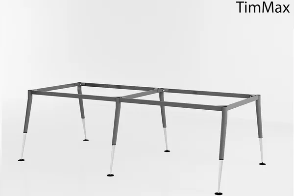 Khung bàn sắt cụm 4 người 2400x1200, 2800x1400