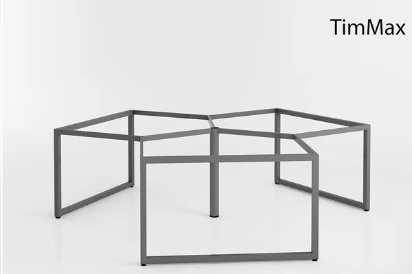 Chân bàn sắt cụm  3 người chữ Y ,Kt 2290x1960,2500x2170