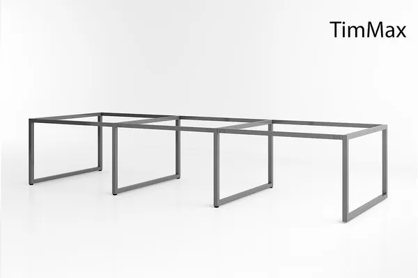 Chân bàn sắt cụm 3 người ,Kt 3600x600,4200x700