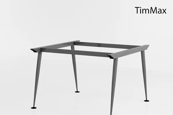 Chân bàn sắt phi 49 vuốt  (Hệ A),2 người đối diện, kt1200x1200,1400x1400