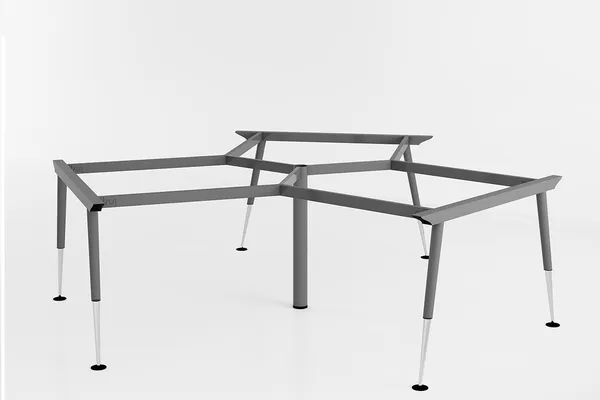 Chân bàn inox 304 cụm 3 người 2290x1960,2500x2170