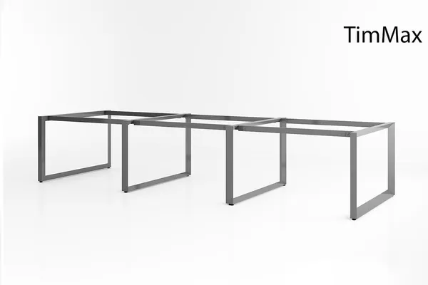 Khung bàn sắt cụm 6 người Kt 3600x1200,4200x1400