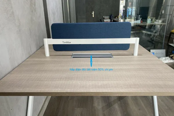Vách ngăn bàn làm việc sắt +vải :VN-01