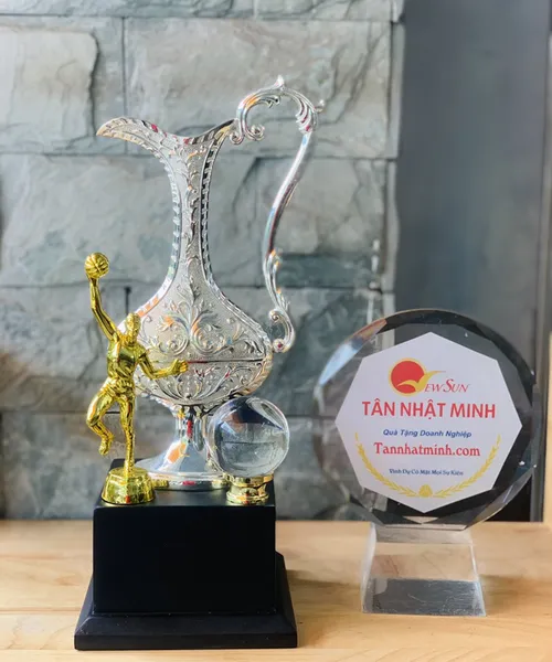 TOP Các Mẫu: Cúp Bóng Chuyền Đẹp - Đặt Ngay