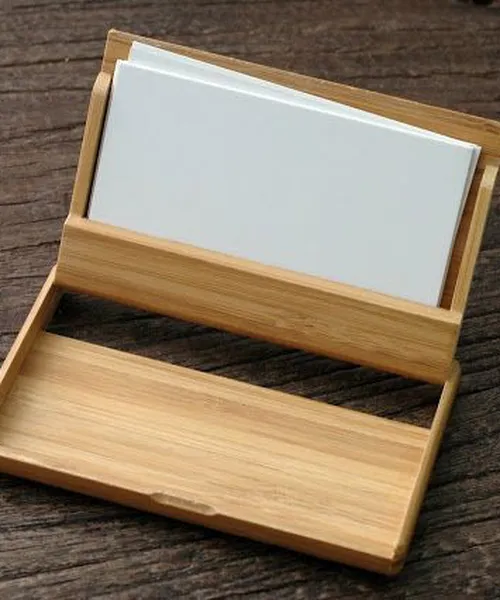 Hộp đựng name card gỗ khắc tên