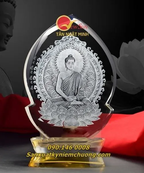 Pha lê 3D Phật