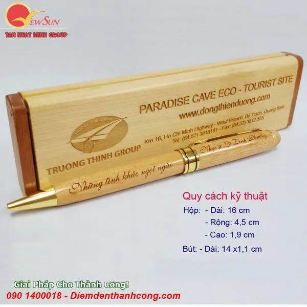 Hộp Bút Gỗ Khắc Tên Quà Tặng (3) (1)