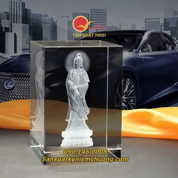 Pha lê 3D Phật