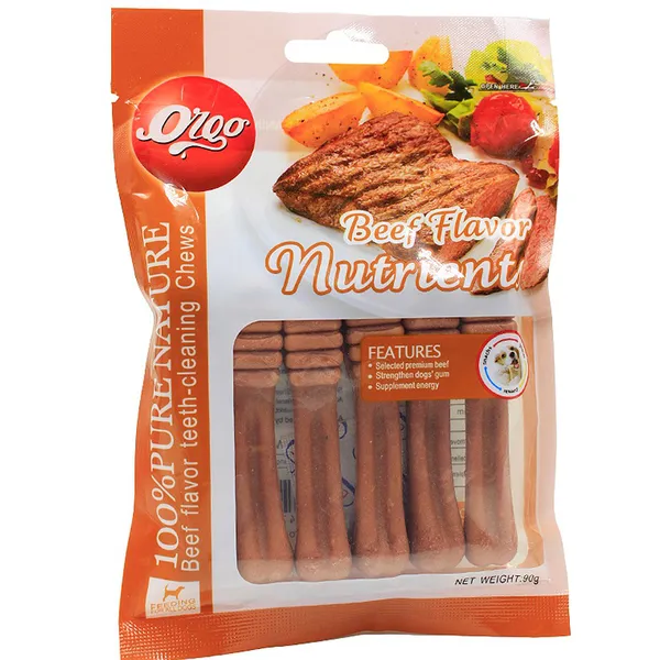 Xương Orgo Vegebrand Beef đồ ăn vặt bánh thưởng cho chó