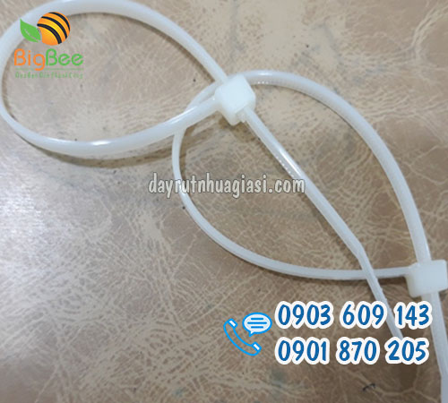 Dây rút nhựa trắng tái sử dụng giá sỉ rẻ