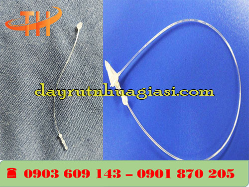 Dây nhựa treo nhãn mác đầu tròn và đầu nhọn