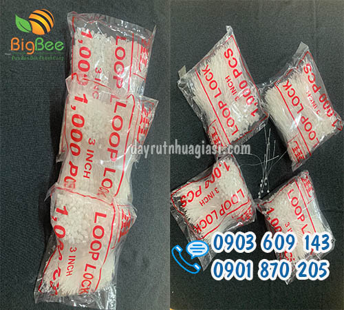 Dây treo nhãn mác nhựa đầu tròn 3 inch giá sỉ tại TP.HCM