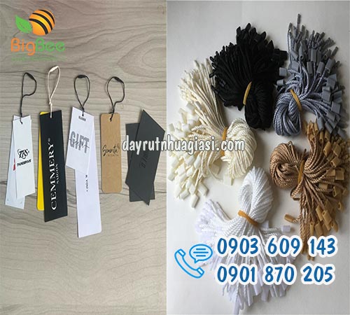 Dây treo nhãn mác bằng chỉ bền đẹp giá sỉ rẻ