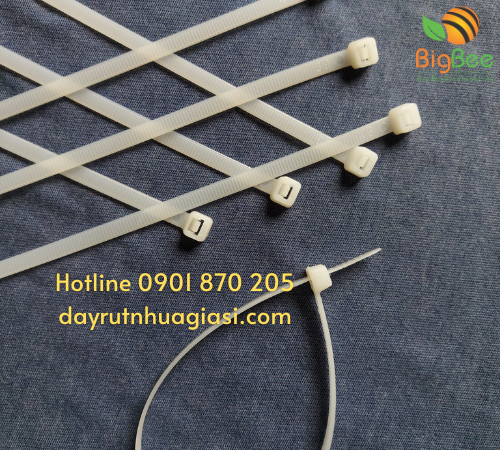 Dây rút nhựa trắng tái sử dụng nhiều lần giá sỉ rẻ nhất khu vực