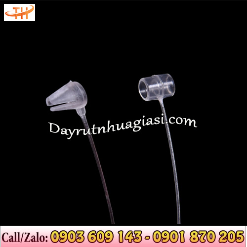 Dây nhựa gắn mác quần áo đầu tròn và nhọn Dây nhựa gắn mác quần áo đầu tròn và nhọn