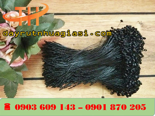 Đạn xỏ treo nhãn mác màu đen 7inch