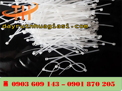 Dây rút nhựa trằng 1 tấc ( 10cm )