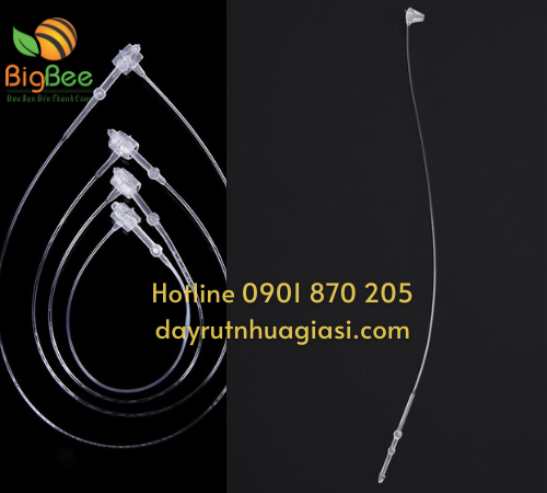 Đạn xỏ nhựa đầu tròn màu trắng giá rẻ