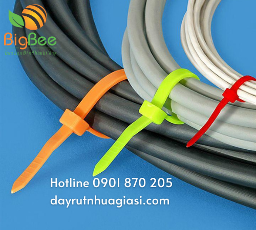 dây rút màu buộc dây ống nước