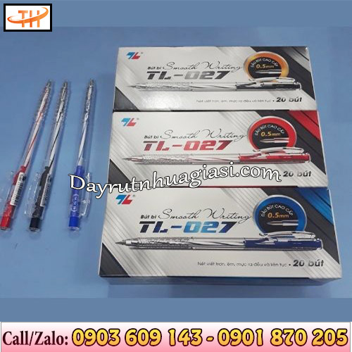 Bút bi bấm Thiên Long chính hãng Bút bi bấm Thiên Long chính hãng