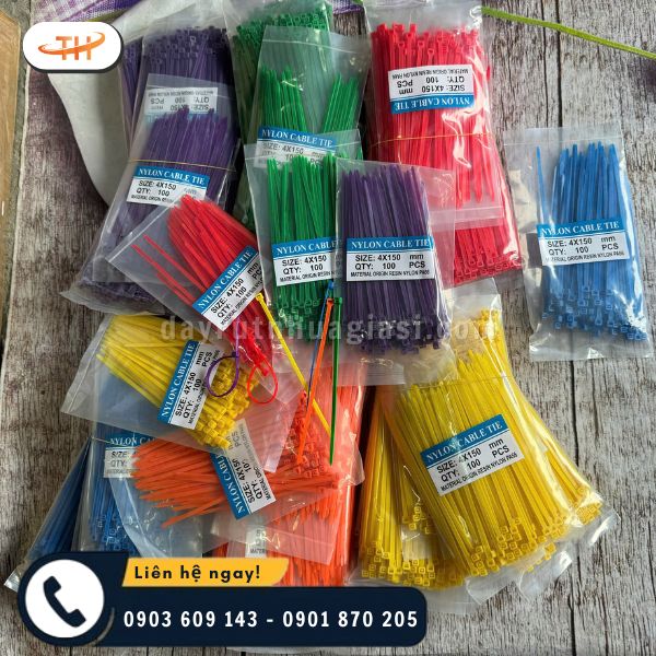 Dây rút nhựa đủ màu Dây rút nhựa đủ màu