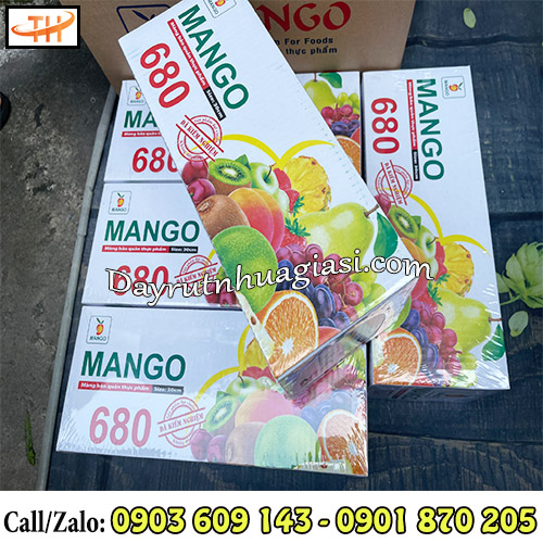 Màng bọc thực phẩm Mango 680 chính hãng sẵn số lượng  Màng bọc thực phẩm Mango 680 chính hãng sẵn số lượng