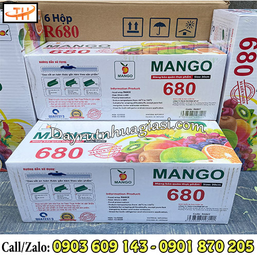 Màng bọc thực phẩm Mango 680 Màng bọc thực phẩm Mango 680