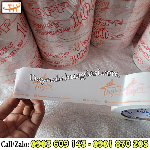 Băng keo in logo theo yêu cầu Băng keo in logo theo yêu cầu