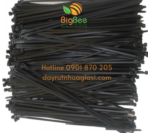 Dây rút nhựa đen sản xuất tại xưởng Thu Hồng