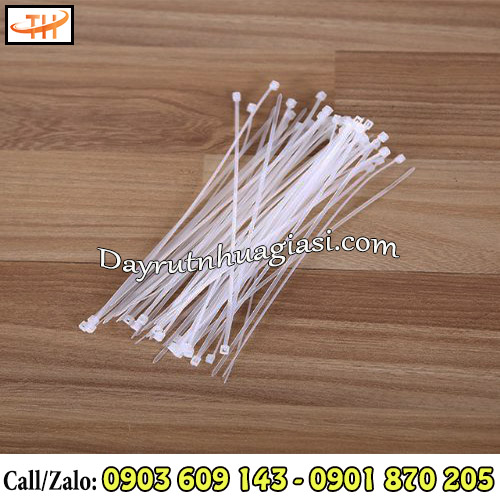 Dây rút nhựa trắng sử dụng tiện lợi Dây rút nhựa trắng sử dụng tiện lợi