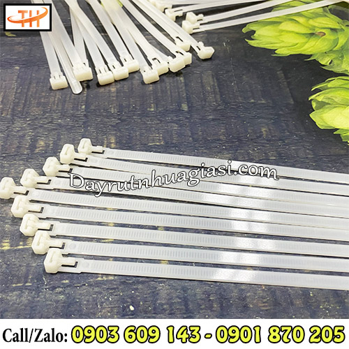 Dây rút nhựa tháo mở được Dây rút nhựa tháo mở được