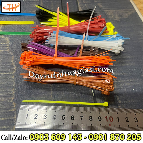 Dây rút nhựa đủ màu bắt mắt Dây rút nhựa đủ màu bắt mắt