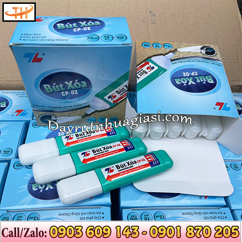 Bút xoá nước Thiên Long hộp 10 cây Bút xoá nước Thiên Long hộp 10 cây