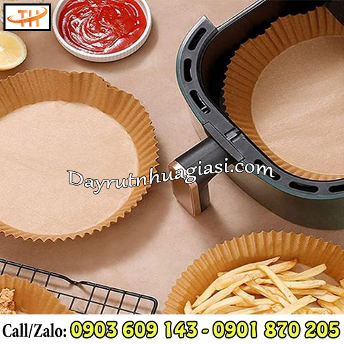 Giấy nến lót nồi chiên không dầu Giấy nến lót nồi chiên không dầu