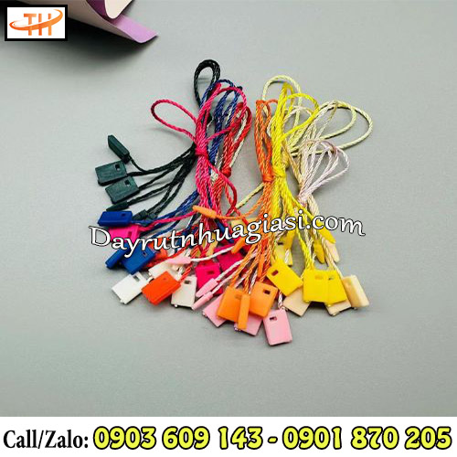 Dây dù treo tag quần áo đủ màu  Dây dù treo tag quần áo đủ màu