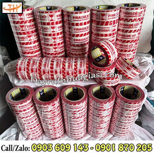 Băng keo hàng dễ vỡ sẵn số lượng lớn  Băng keo hàng dễ vỡ sẵn số lượng lớn