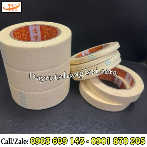 Băng keo giấy đủ cỡ Băng keo giấy đủ cỡ